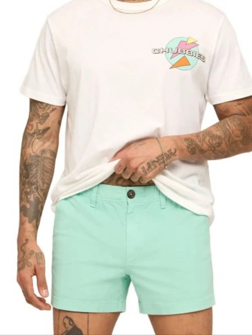 chubbies Elastic Waist Men's Chubbies 5.5" The Seafoam Glasses Shorts